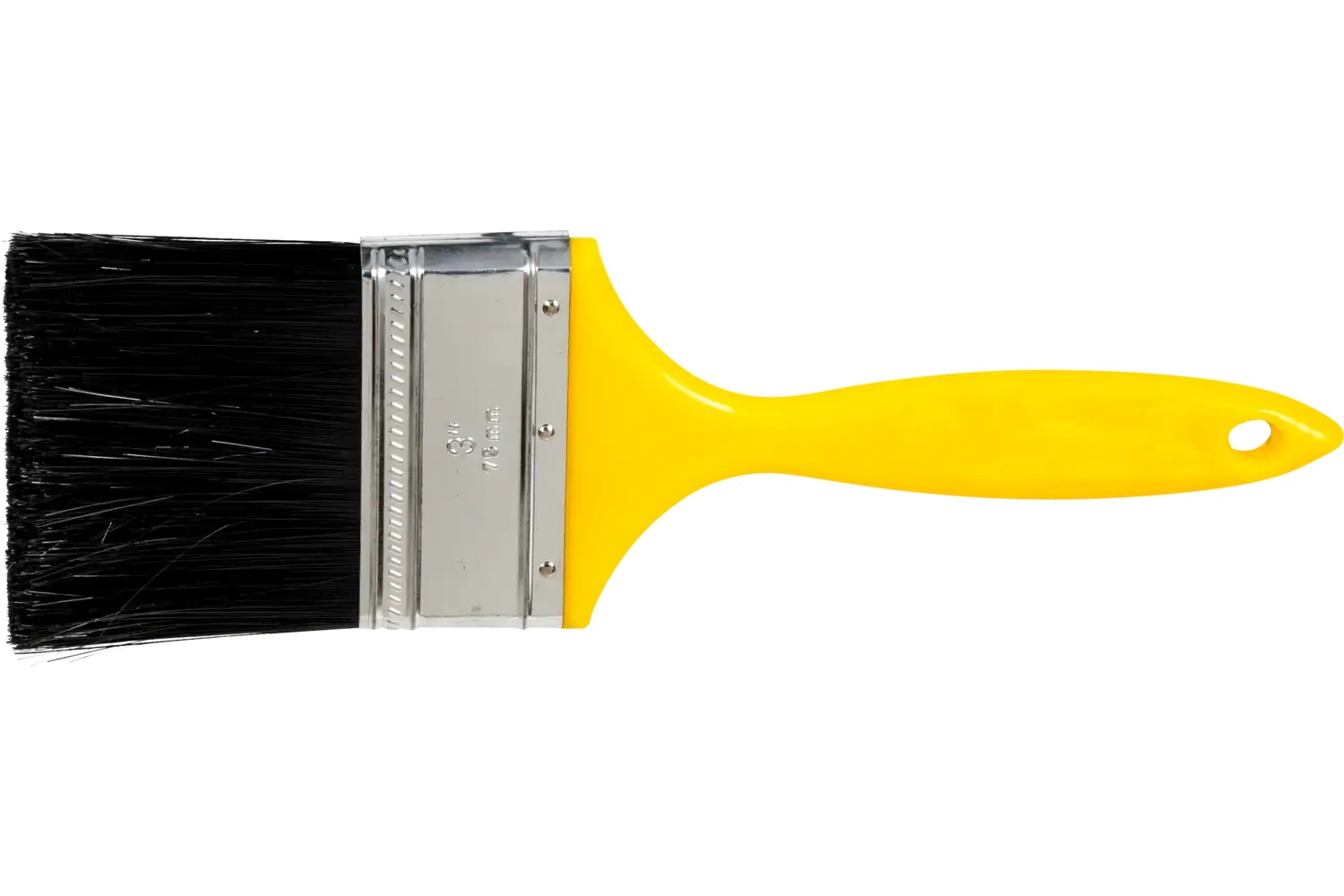 Picture of Pferd Wall Brush 3" Black Polyester Fill Yellow Plastic Handle
